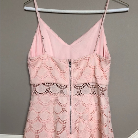 Aqua Lace Mini Bodycon Dress - Picture 6 of 8